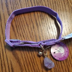 amethyst cat collar